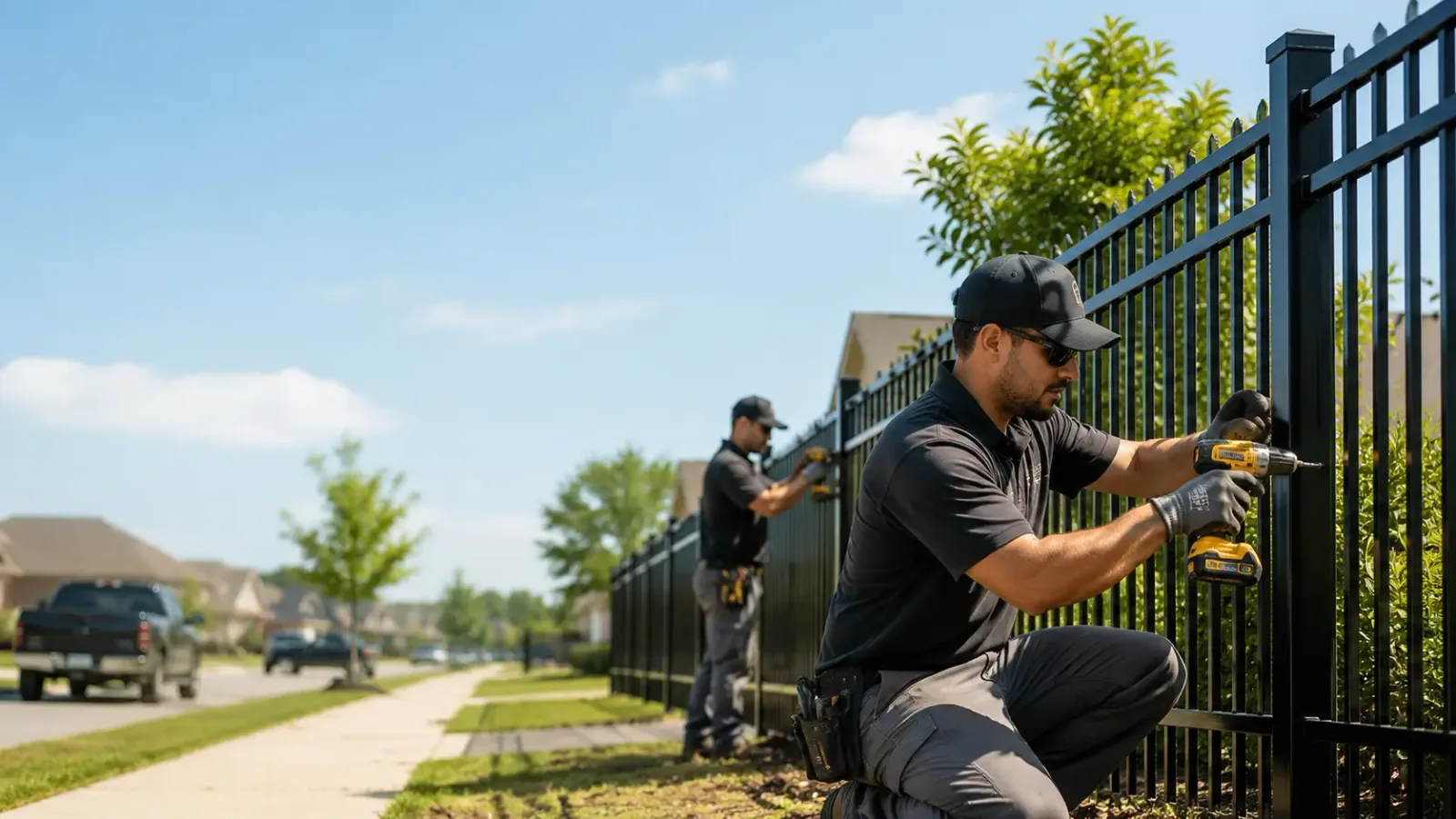 Metal Fence Installation in Corunna, MI